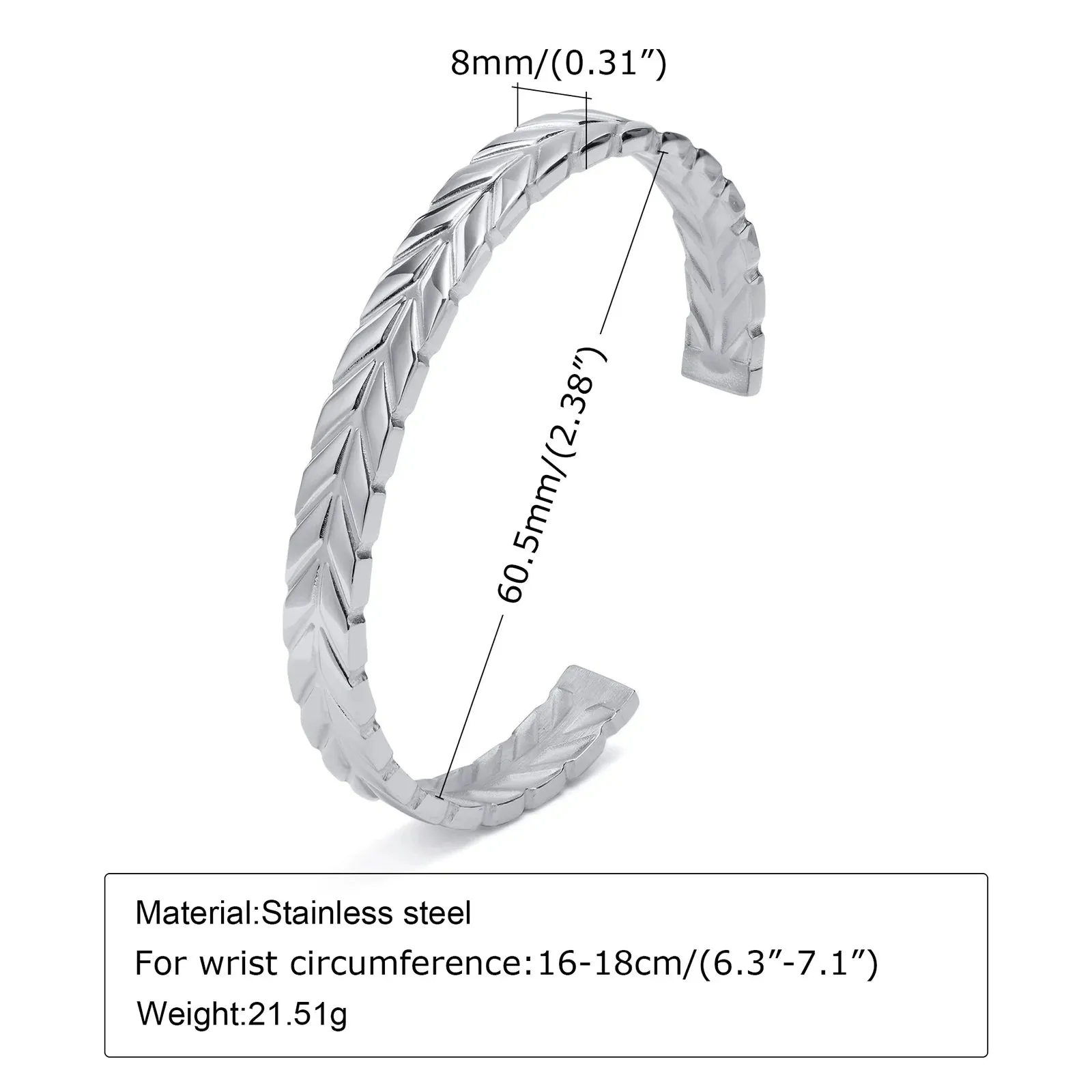 Men's Braided Stainless Steel Bracelet – Stylish & Durable