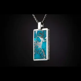 Men's Turquoise Pinnacle Necklace - P43 TQ