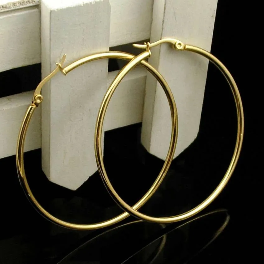 Mitzy Large Hoops - Gold / Silver