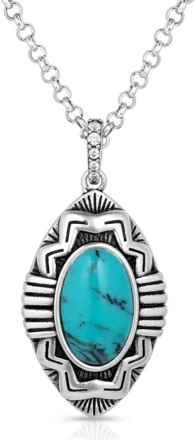 Montana Silversmiths Blue Mesa Turquoise Necklace - NC5821