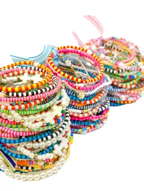 Multi-Colored Bracelet Stack