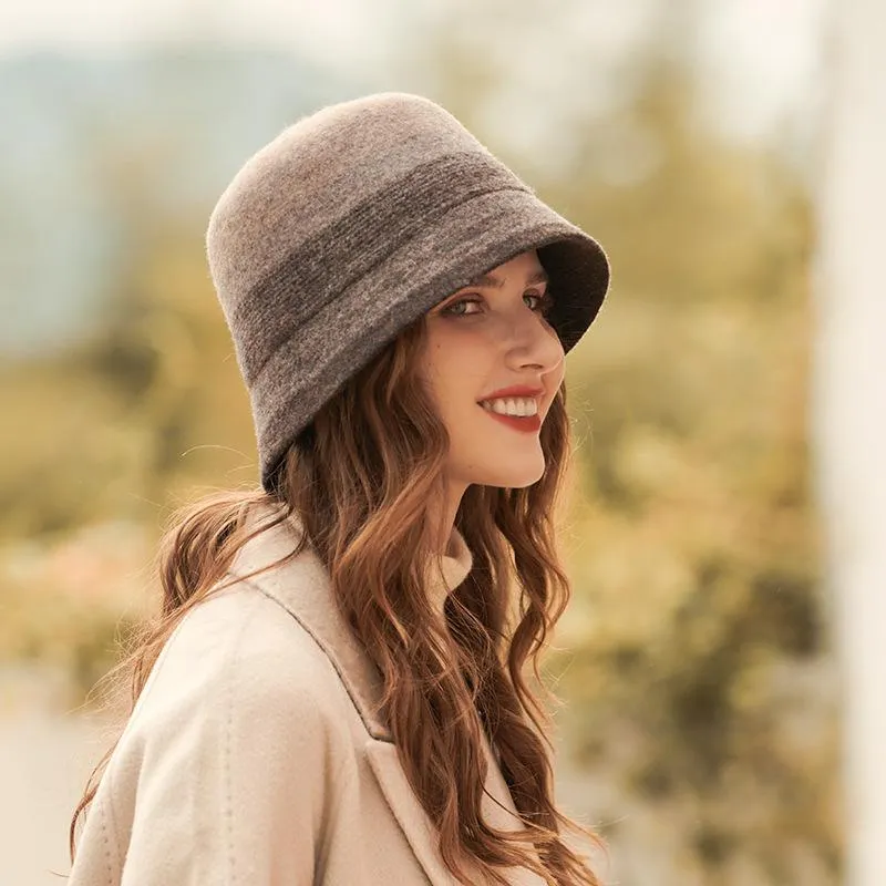 Multicolor Striped Bucket Hat