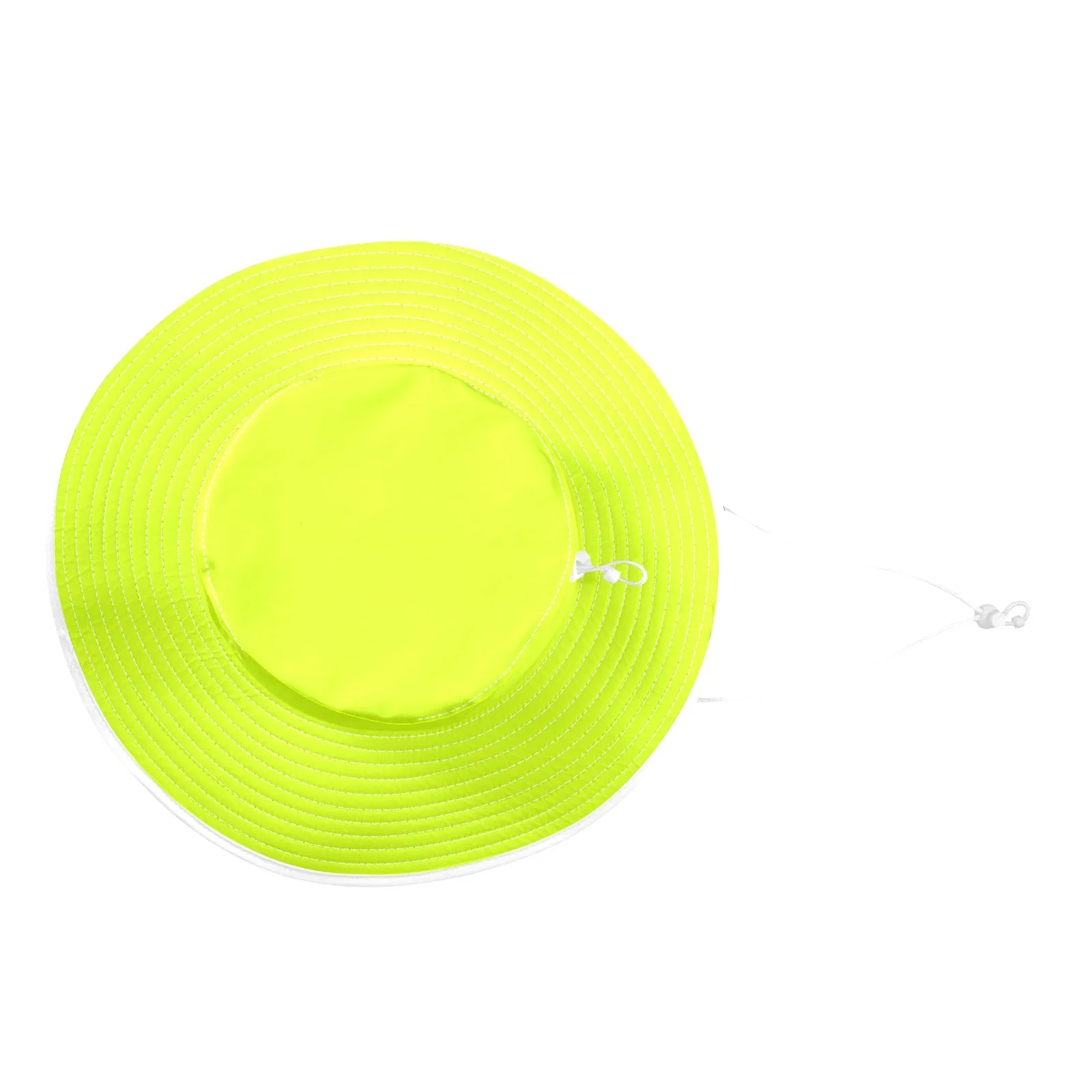 NEON GREEN Wide Brim Bucket Hat