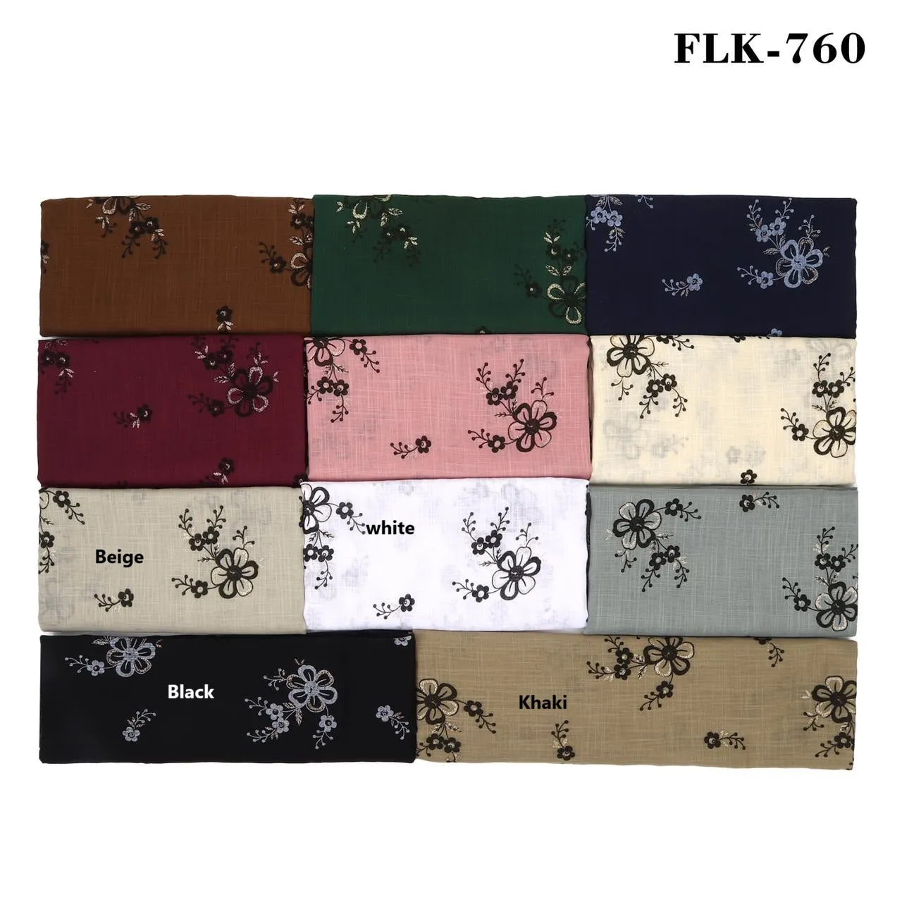 New Women Floral Print Cotton Viscose Scarf for all Seasons