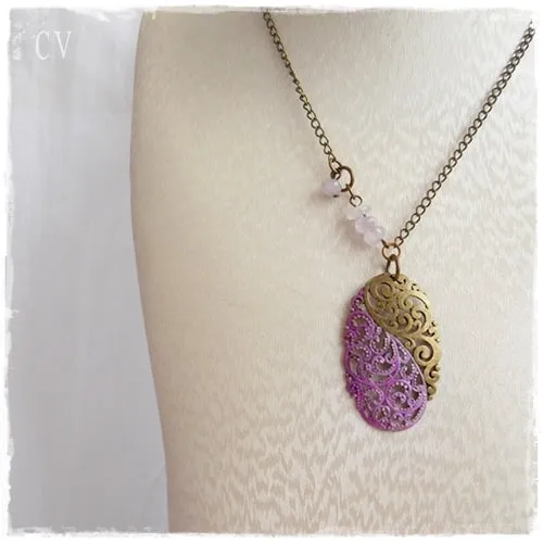 Oriental Amethyst Necklace