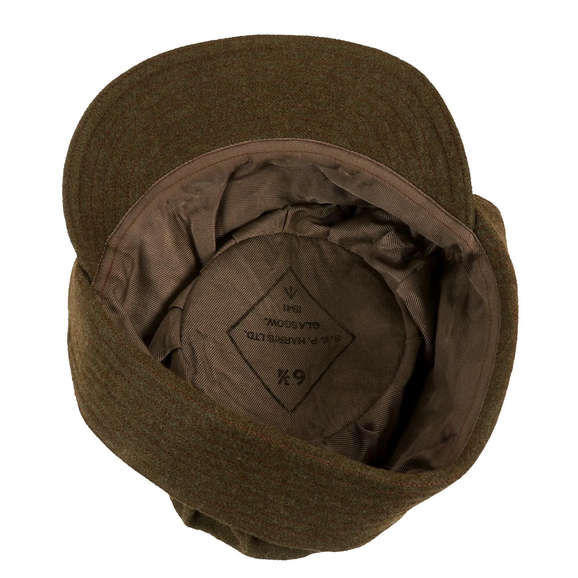 Original British WWII Auxiliary Territorial Service Women’s Uniform Jacket with Tie & Peaked Cap - Dated 1941