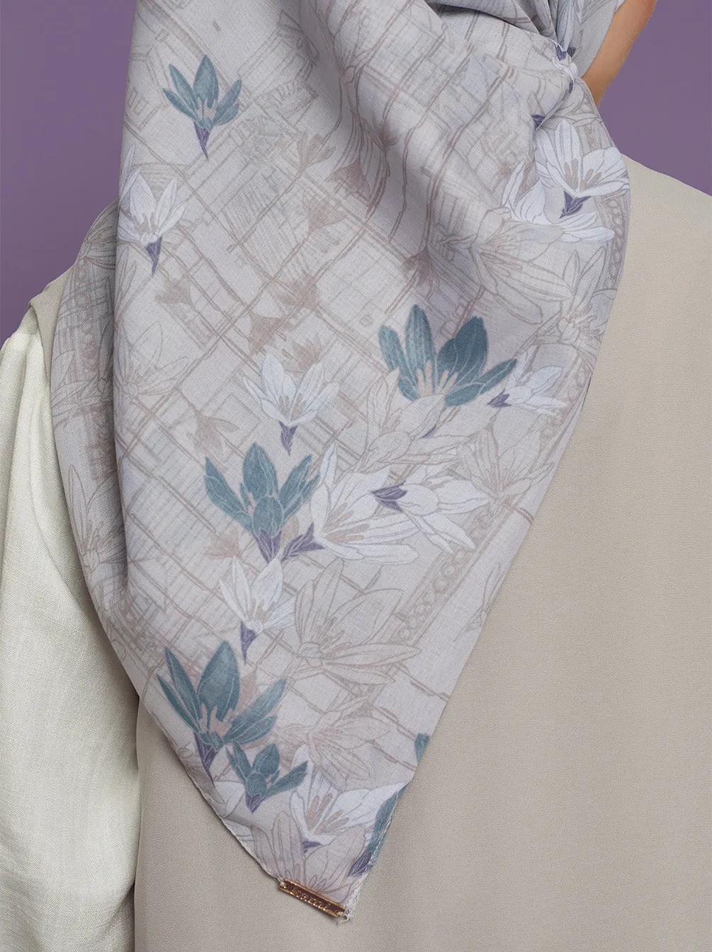 ORVA PARIS SIGNATURE SCARF PEARL