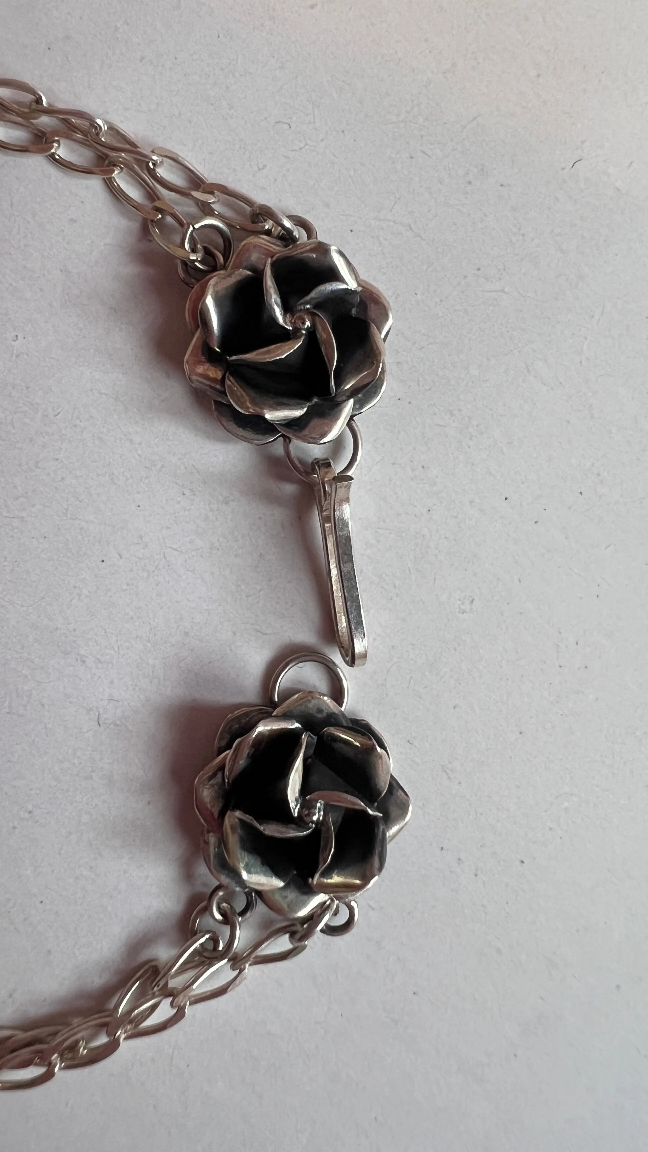 Oxidized Roses Bracelet