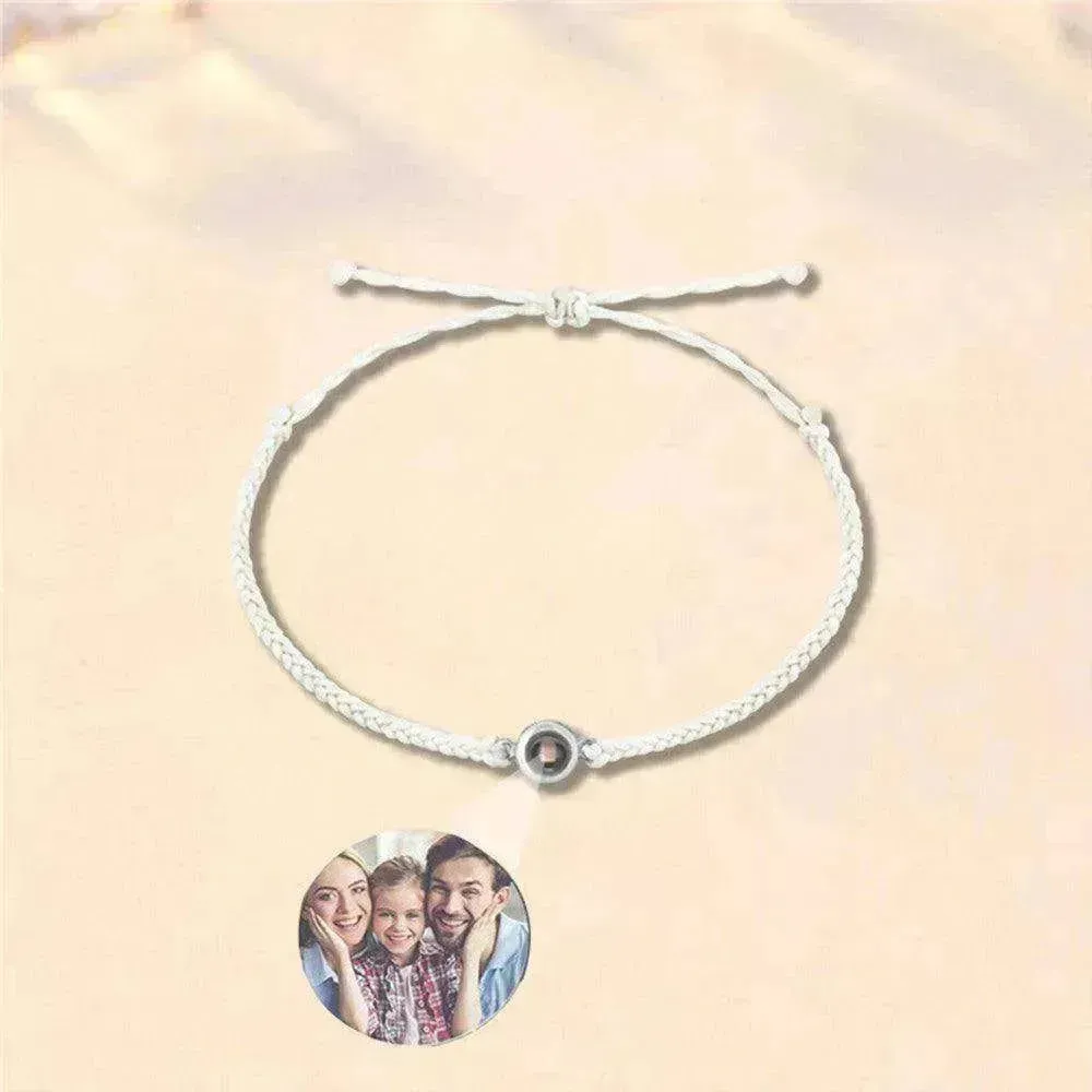 Personalized Photo Projection Bracelet - Perfect Valentine's Gift