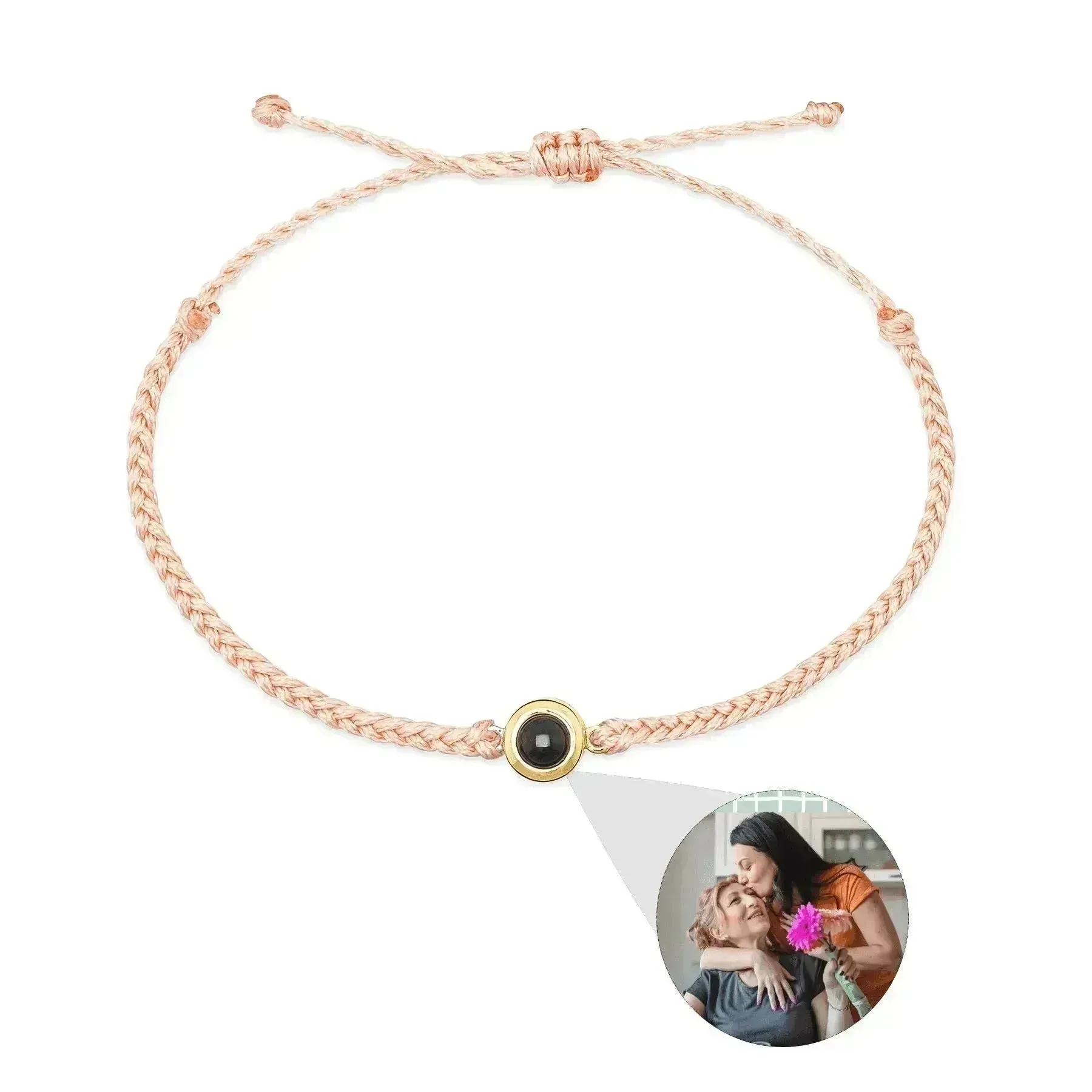 Personalized Photo Projection Bracelet - Perfect Valentine's Gift