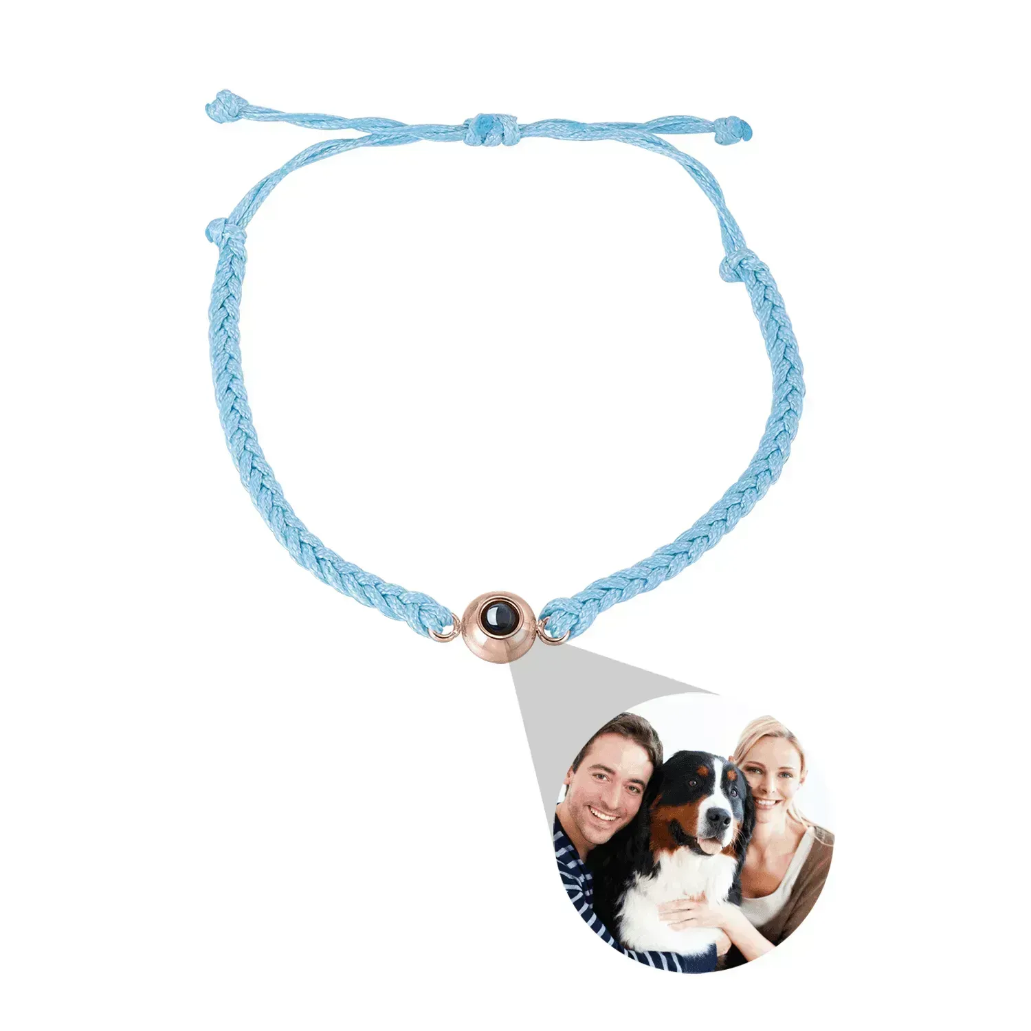 Personalized Photo Projection Bracelet - Perfect Valentine's Gift