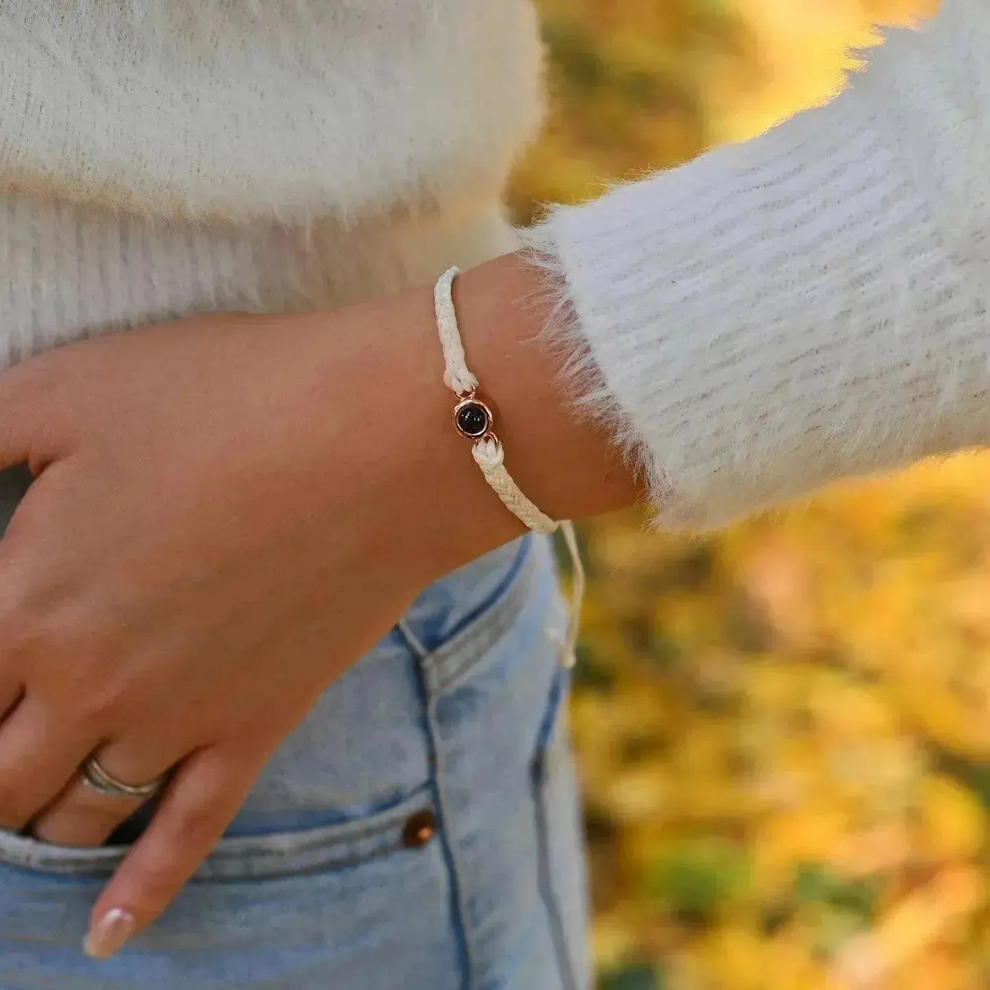 Personalized Photo Projection Bracelet - Perfect Valentine's Gift