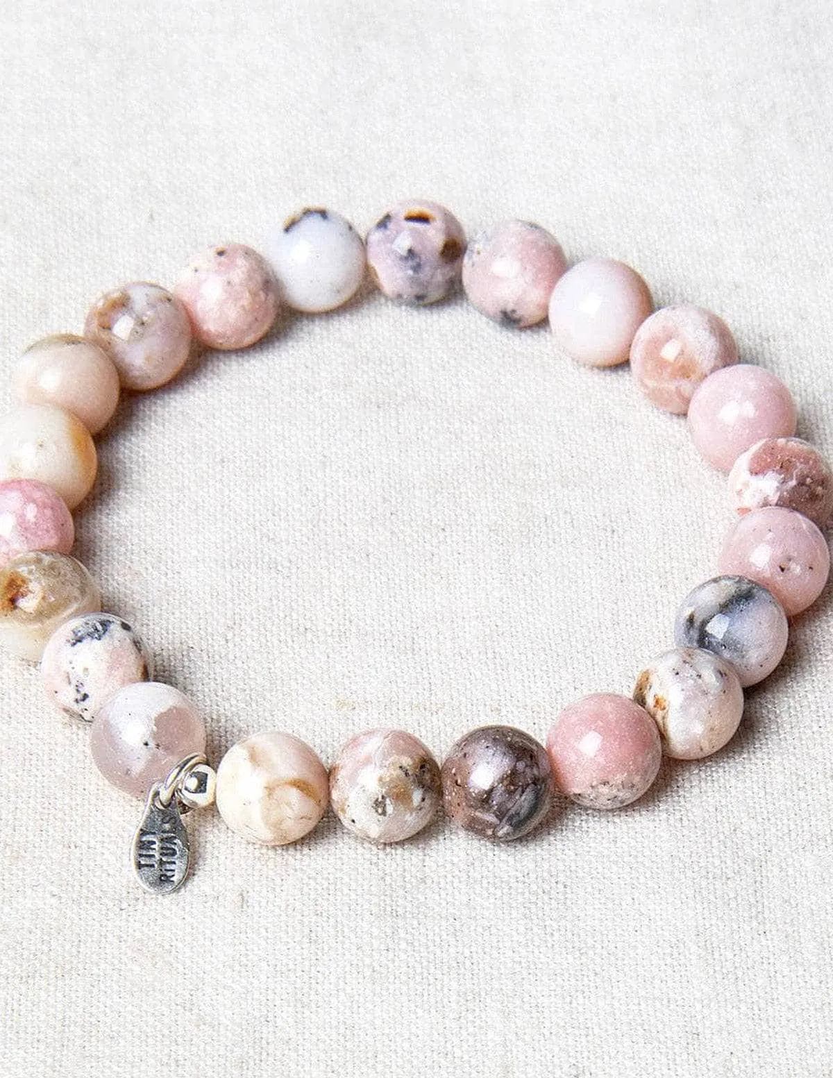 Peruvian Pink Opal Energy Bracelet 8mm