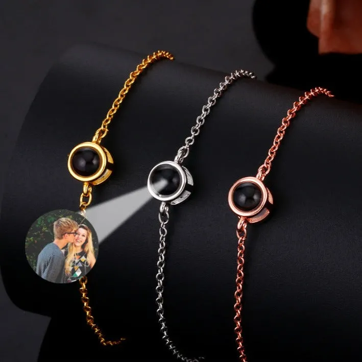 Photo Projection Charm Women Bracelet