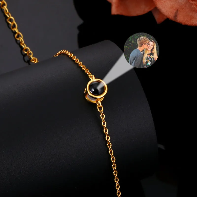 Photo Projection Charm Women Bracelet