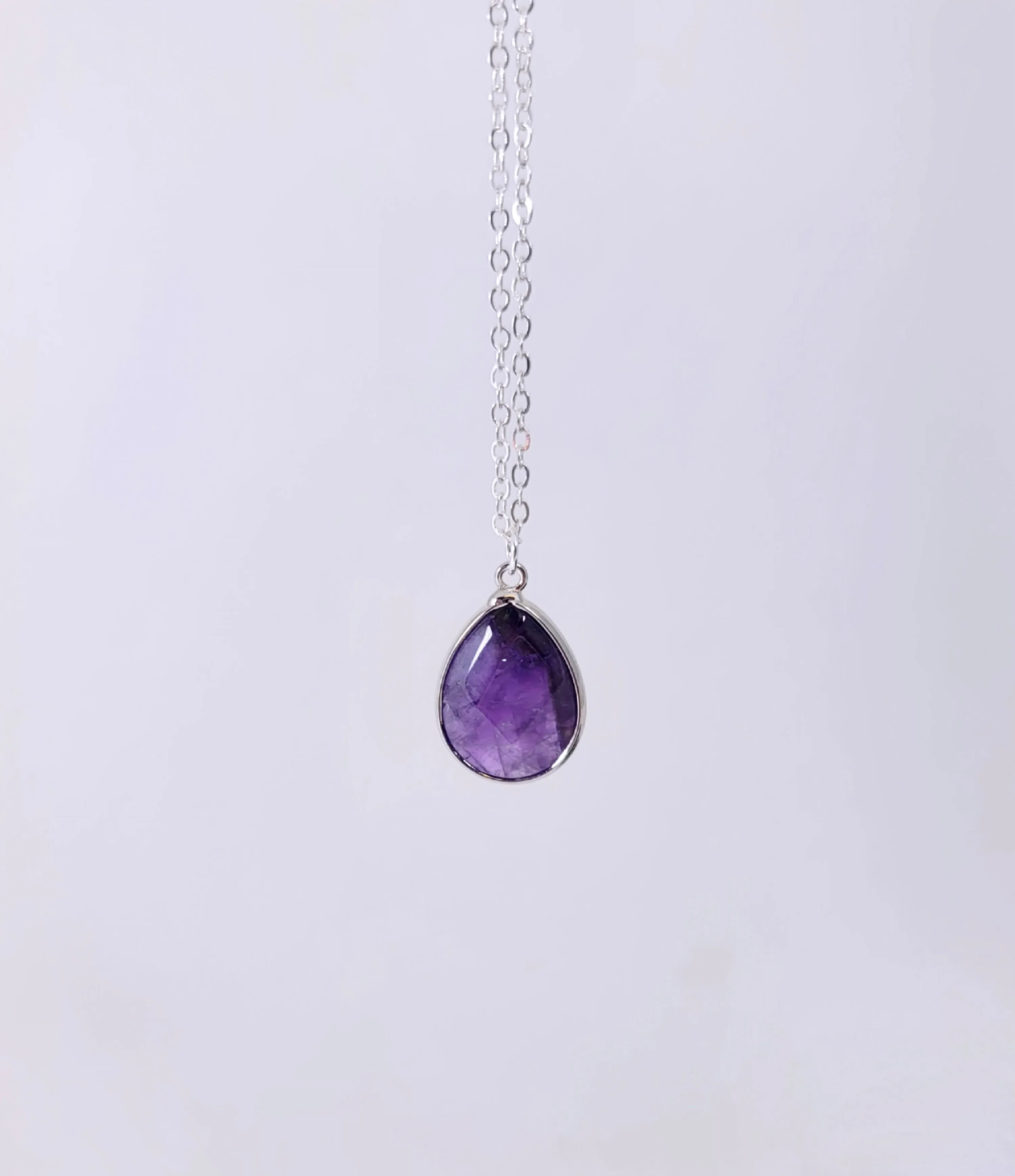 Poised in Purple Necklace