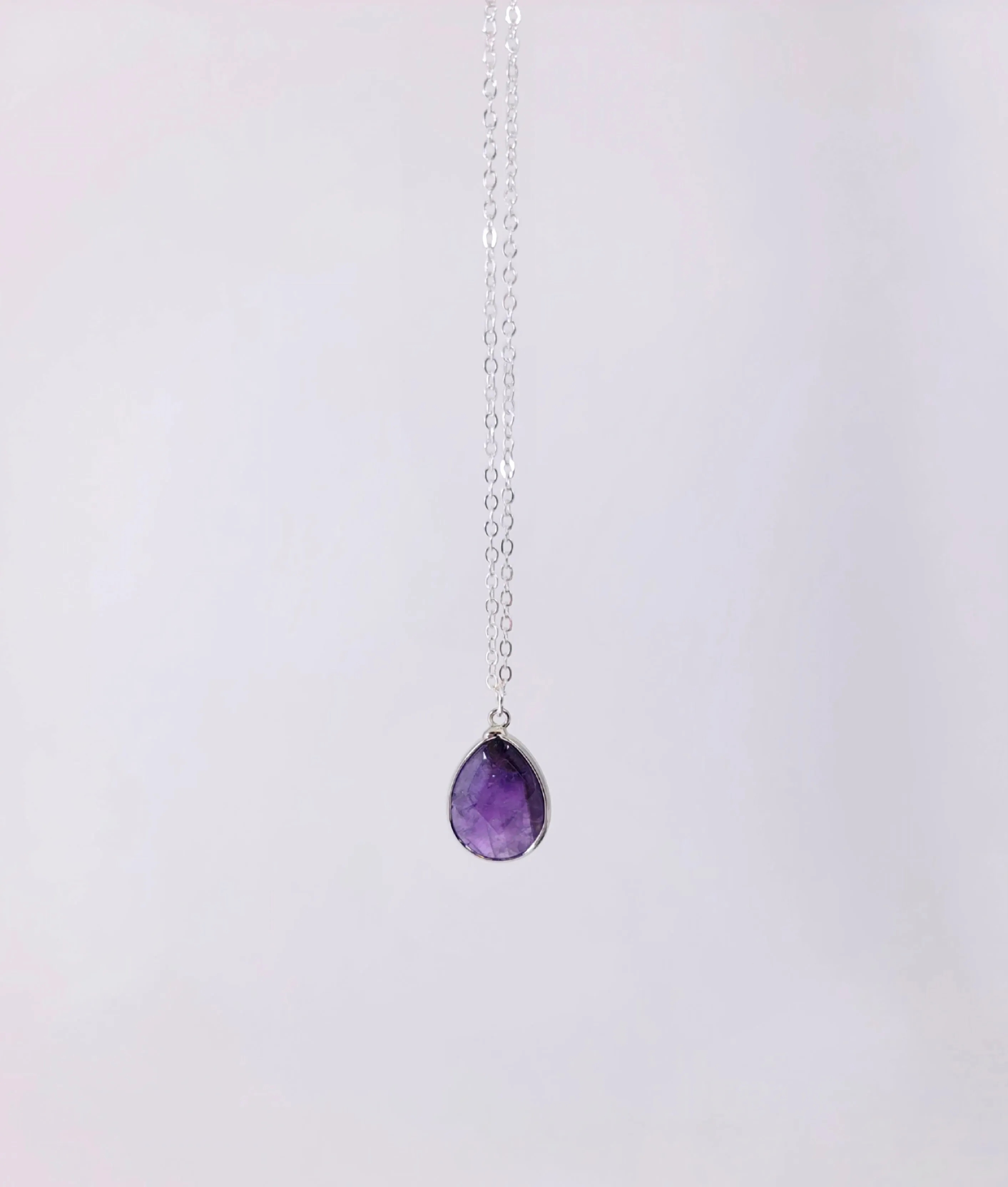 Poised in Purple Necklace