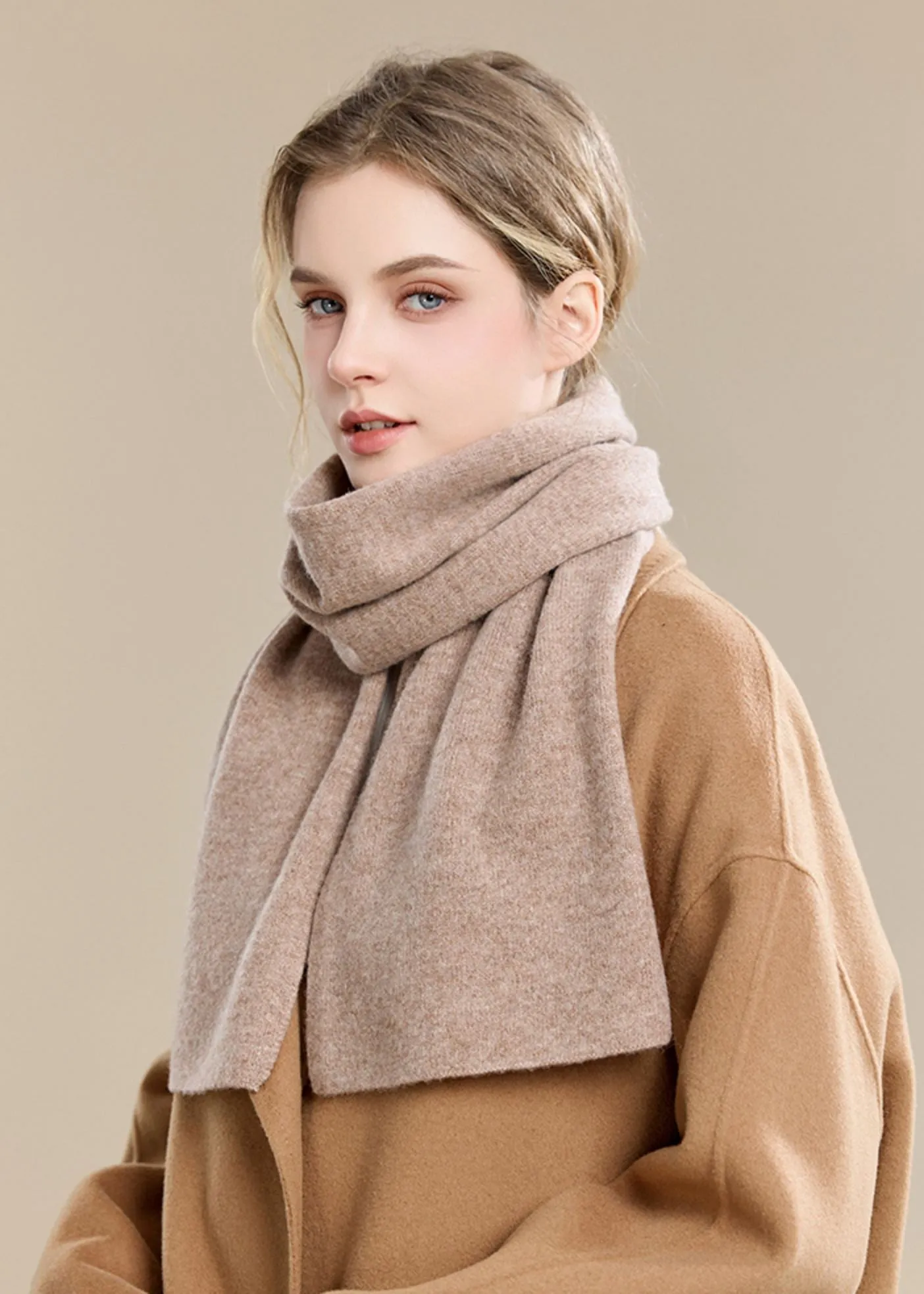 Pure Wool Long Scarf