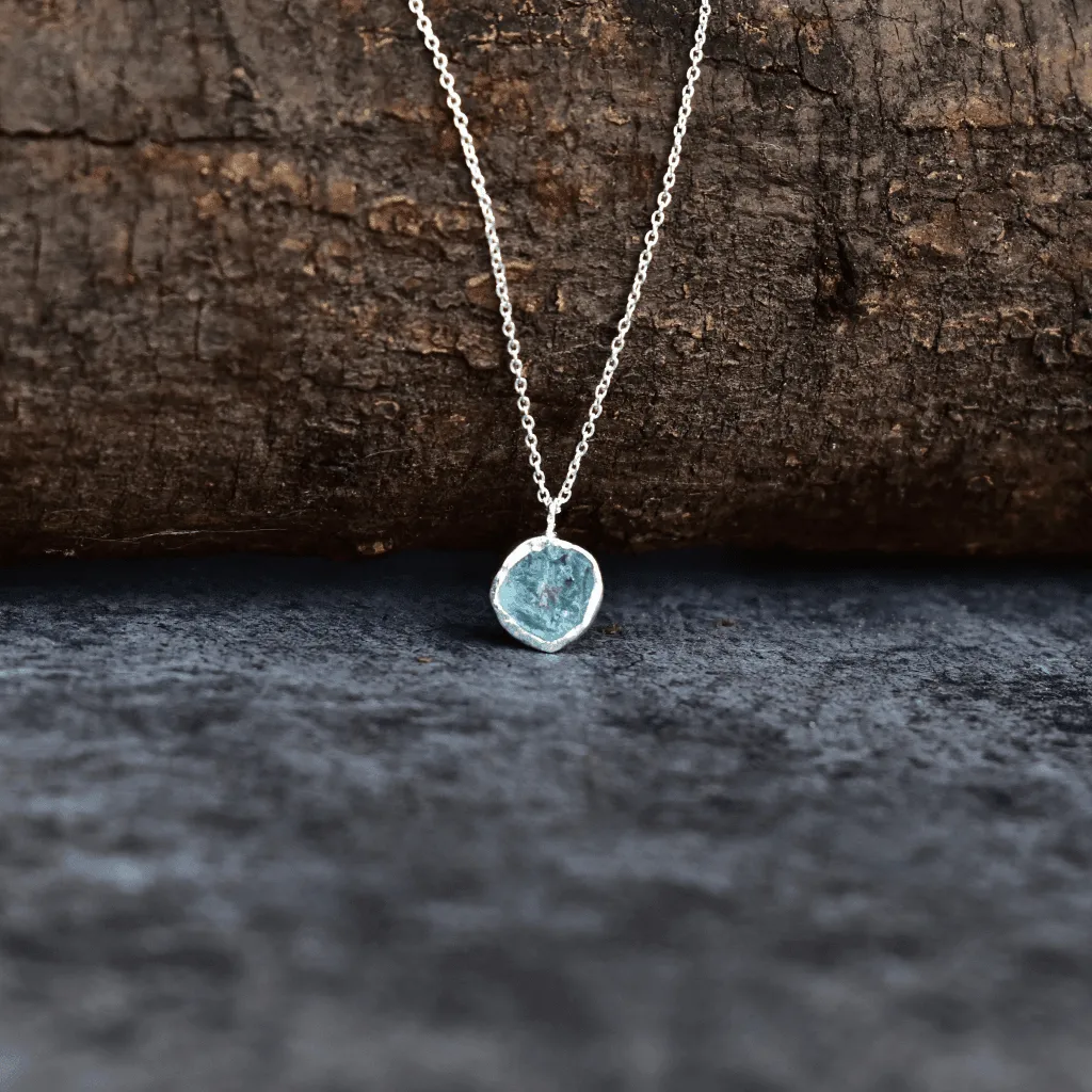 Rawnetic - Aquamarine necklace