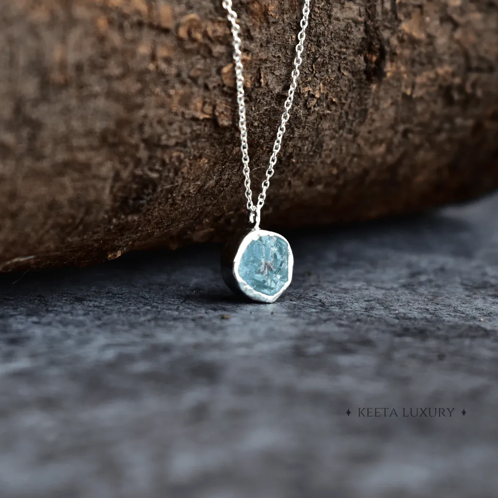 Rawnetic - Aquamarine necklace