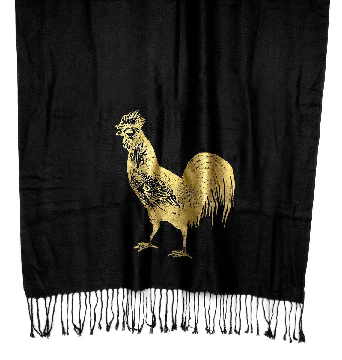 Royal Rooster Pashmina Scarf.