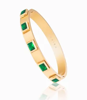 Sahira Emerald Bracelet - Gold