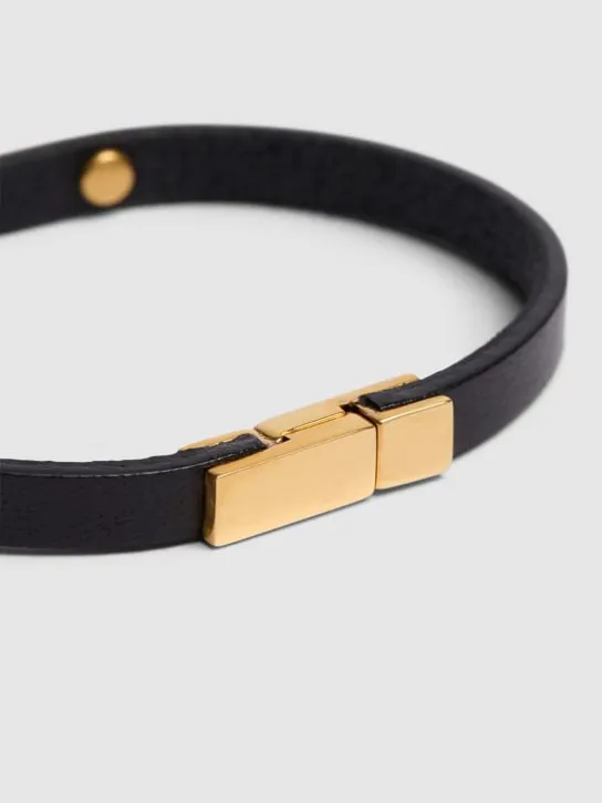 Saint Laurent   YSL leather bracelet 