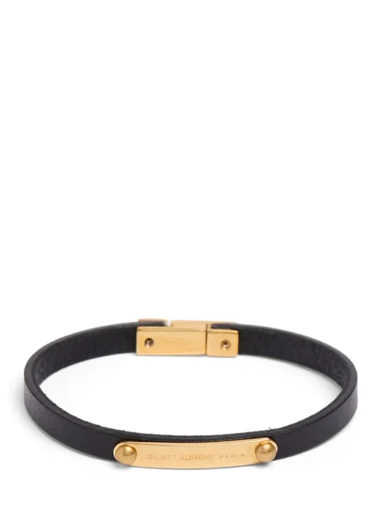 Saint Laurent   YSL leather bracelet 