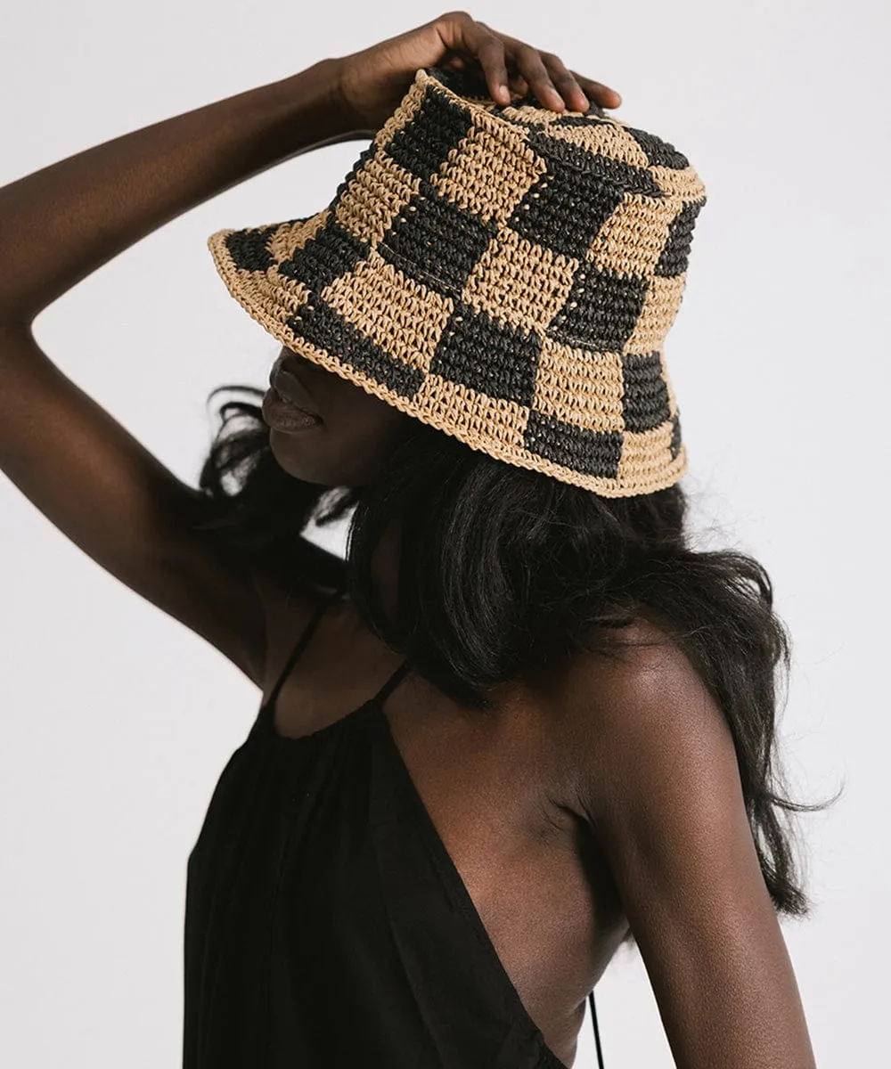 Sal Crochet Packable Bucket Hat