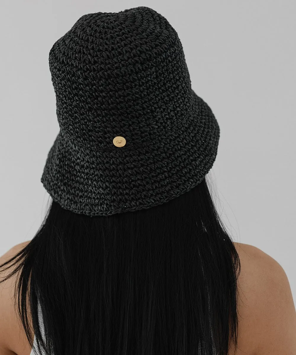 Sal Crochet Packable Bucket Hat