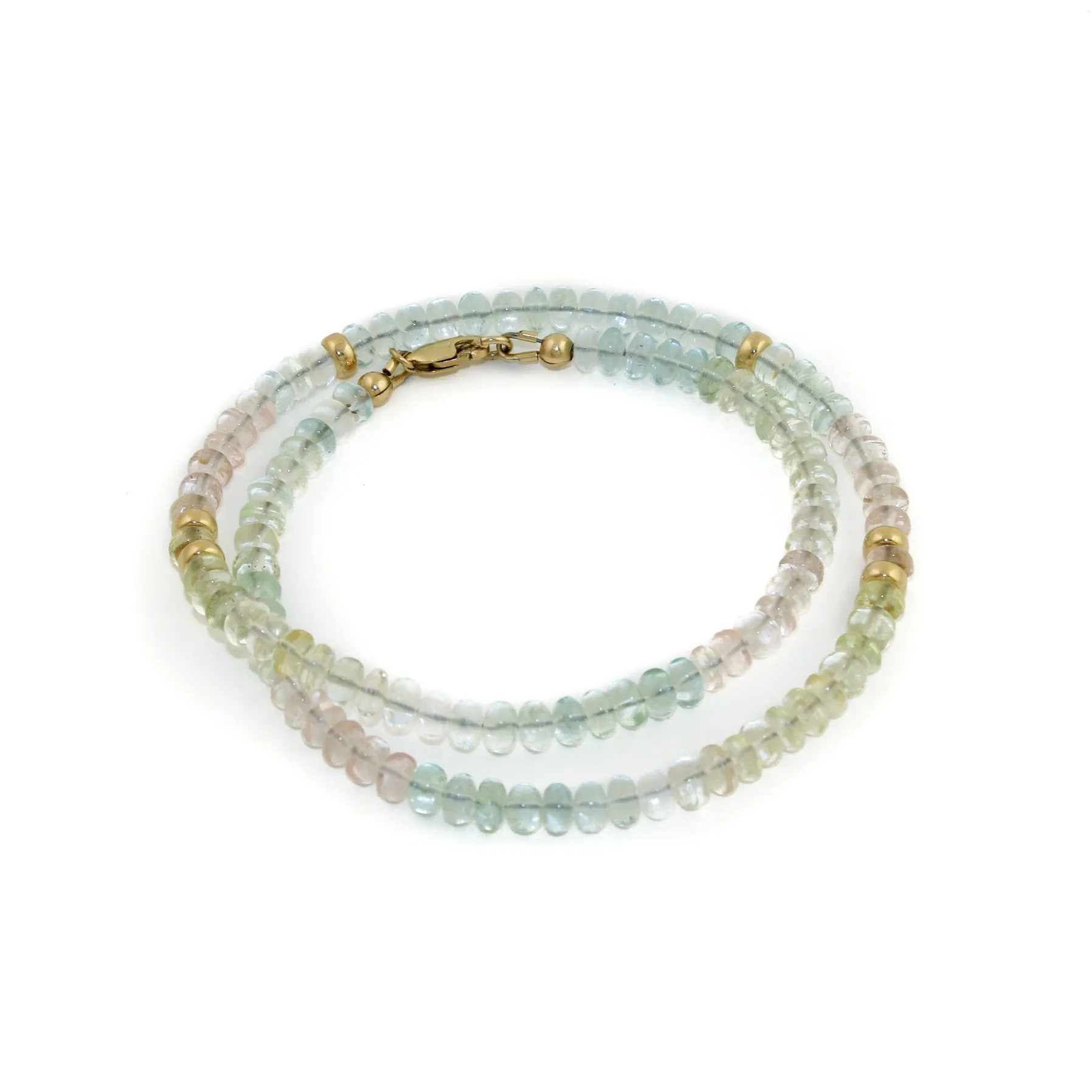 Sea Mist Beaded Necklace