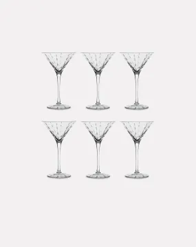 Set of 6 Perla Cocktail Glasses