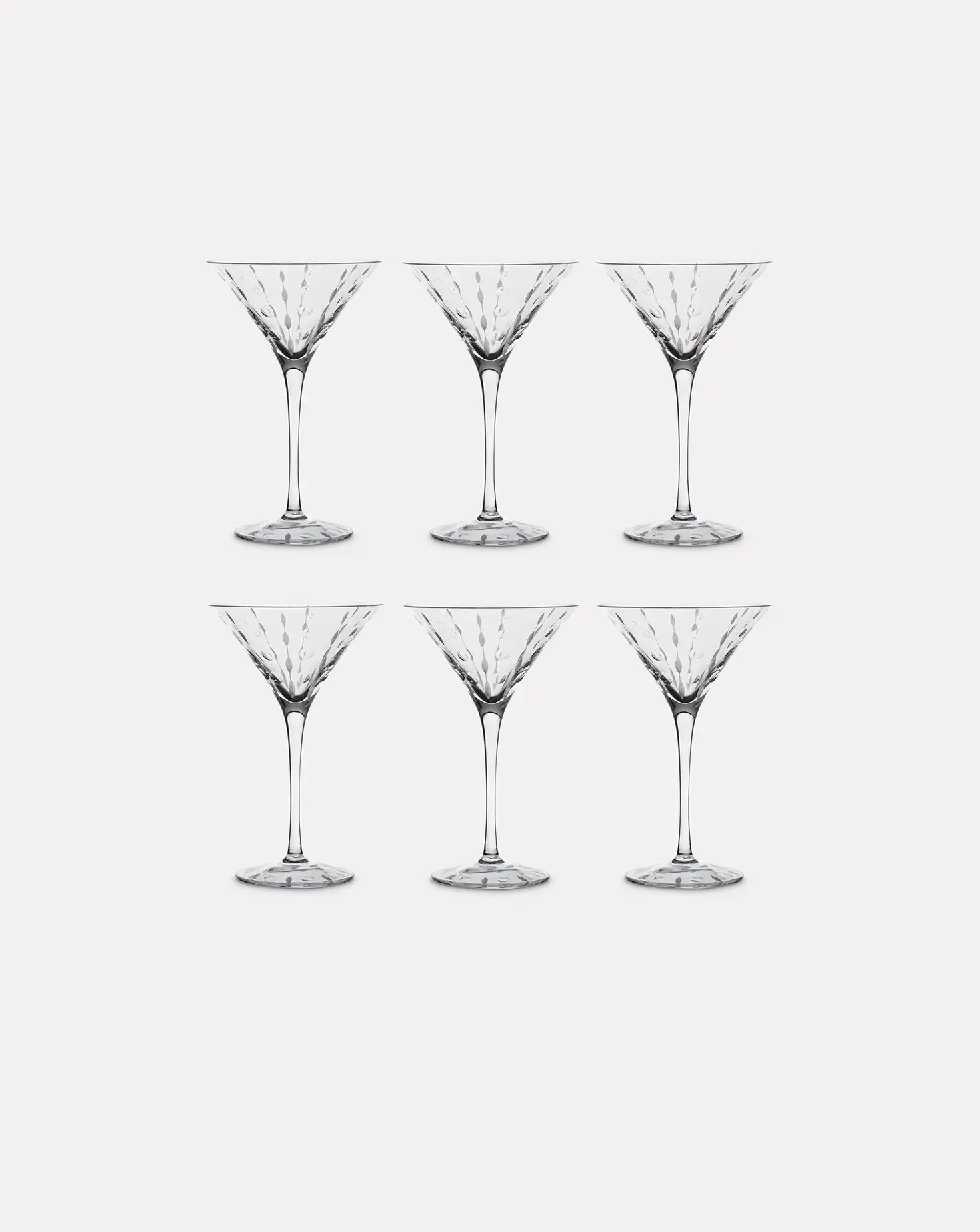 Set of 6 Perla Cocktail Glasses