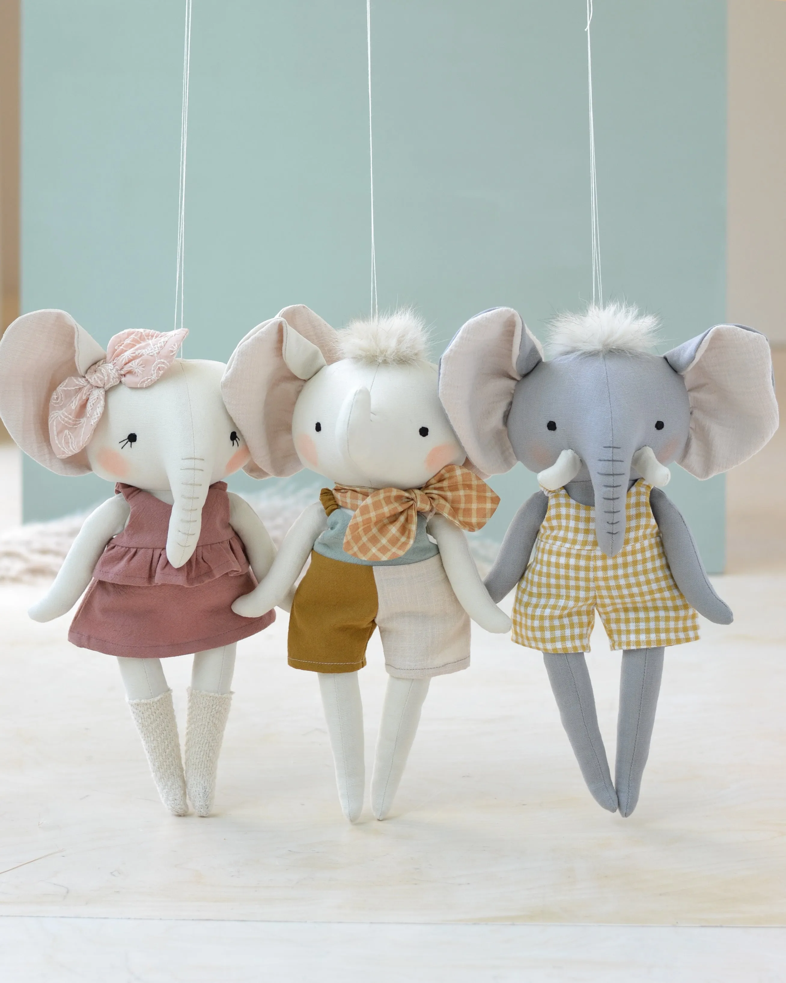 Sewing Pattern - elephant doll