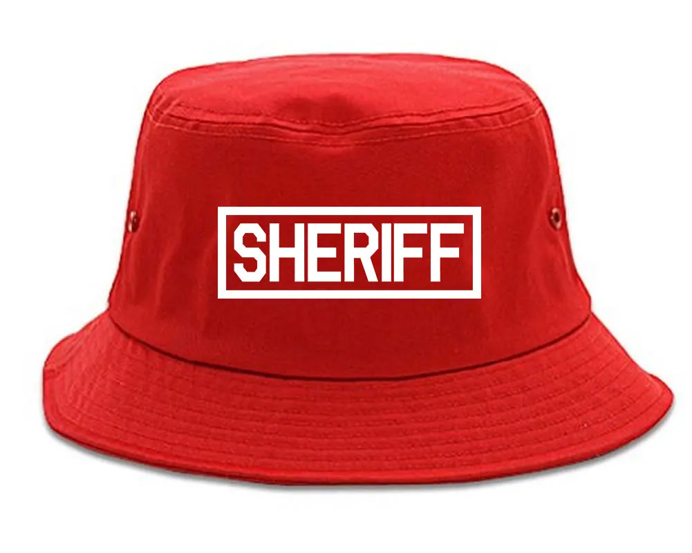 Sheriff County Police Mens Bucket Hat