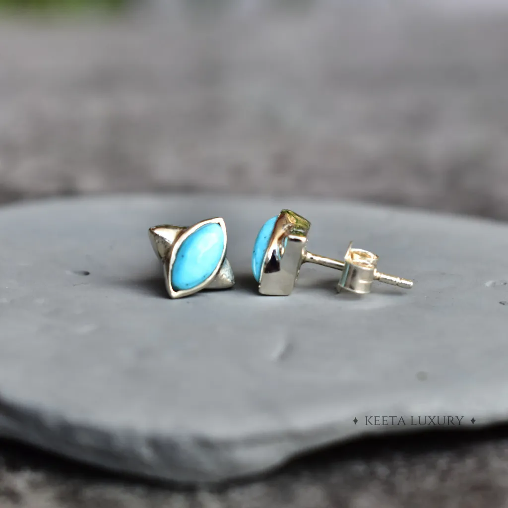 Shield Guardian - Turquoise Studs