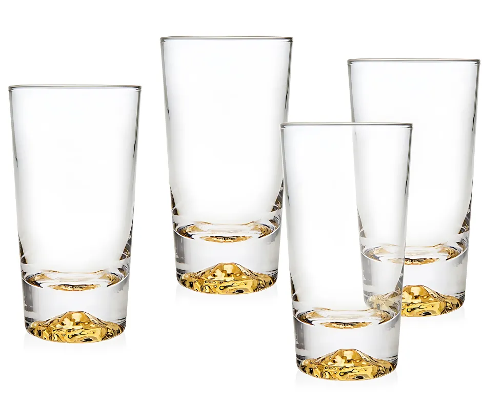 Sierra Gold Glasses - Set of 4