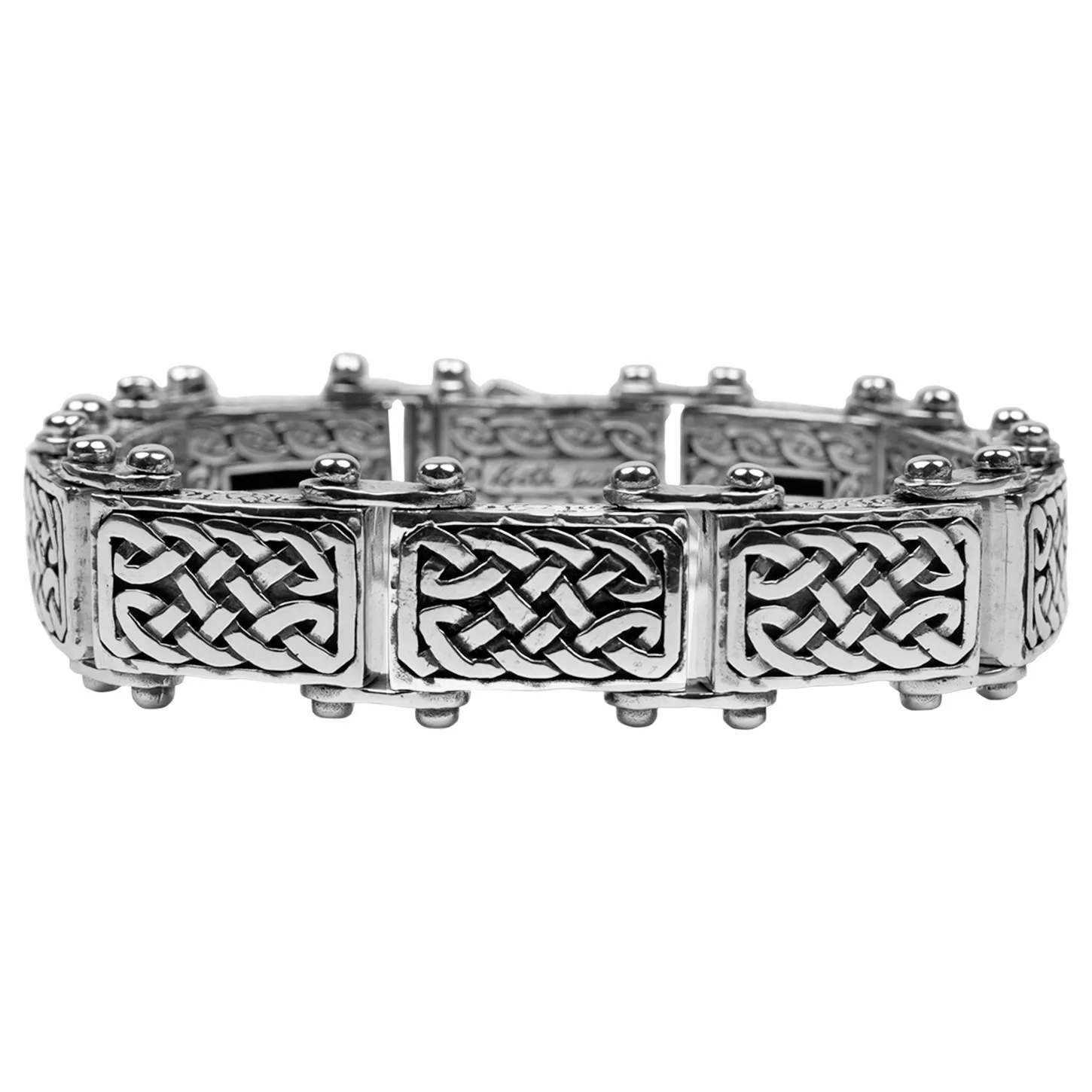 Silver Celtic Knotwork Bracelet