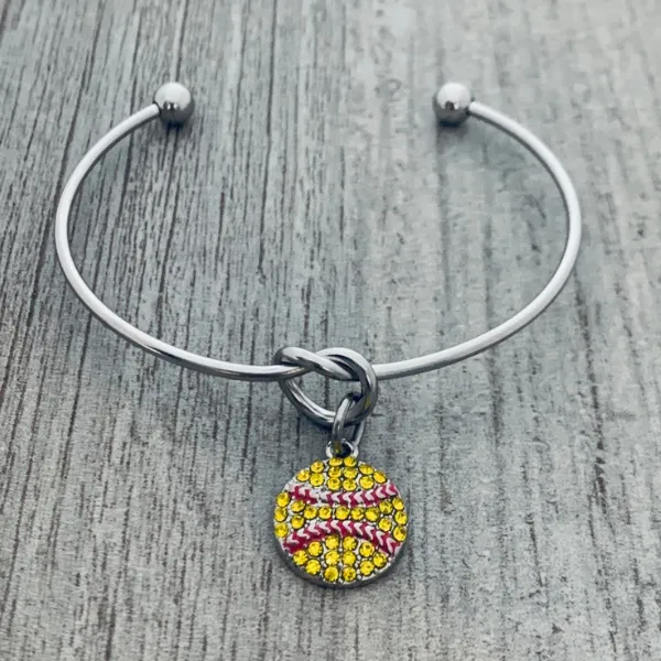 Softball Knot Bracelet