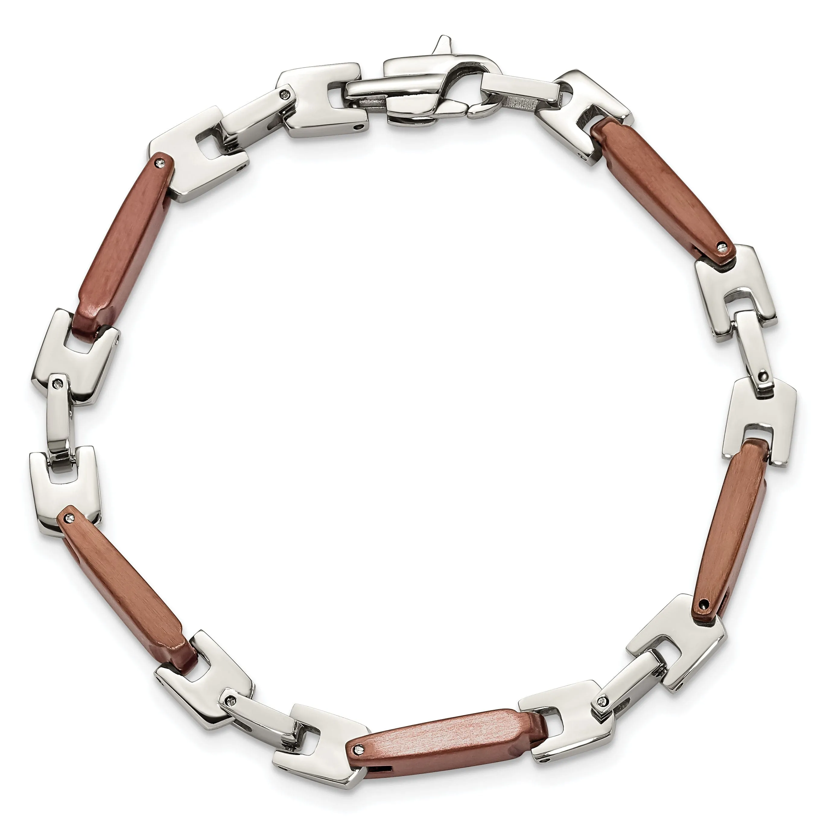 Stainless Steel Chocolate color IP-plated Bracelet