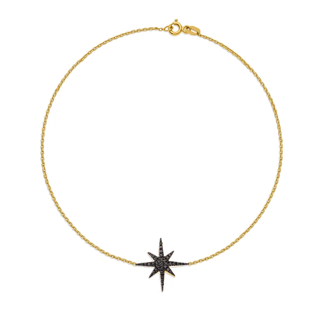 Starburst Bracelet - Black Diamonds