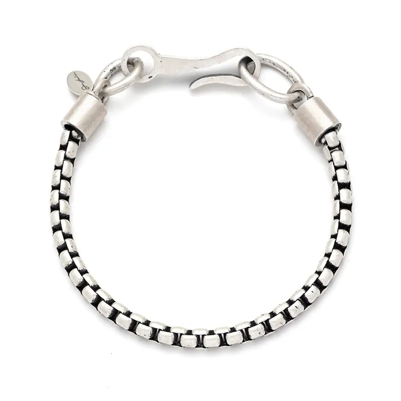 Sterling Silver Box Chain Bracelet