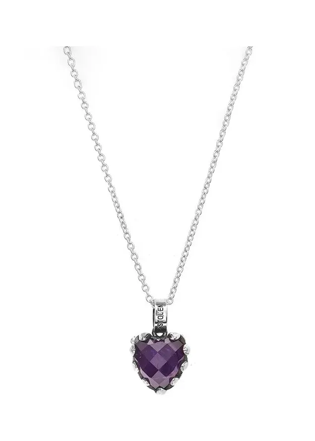 STOLEN GIRLFRIENDS CLUB LOVE CLAW AMETHYST NECKLACE JWL19184DA