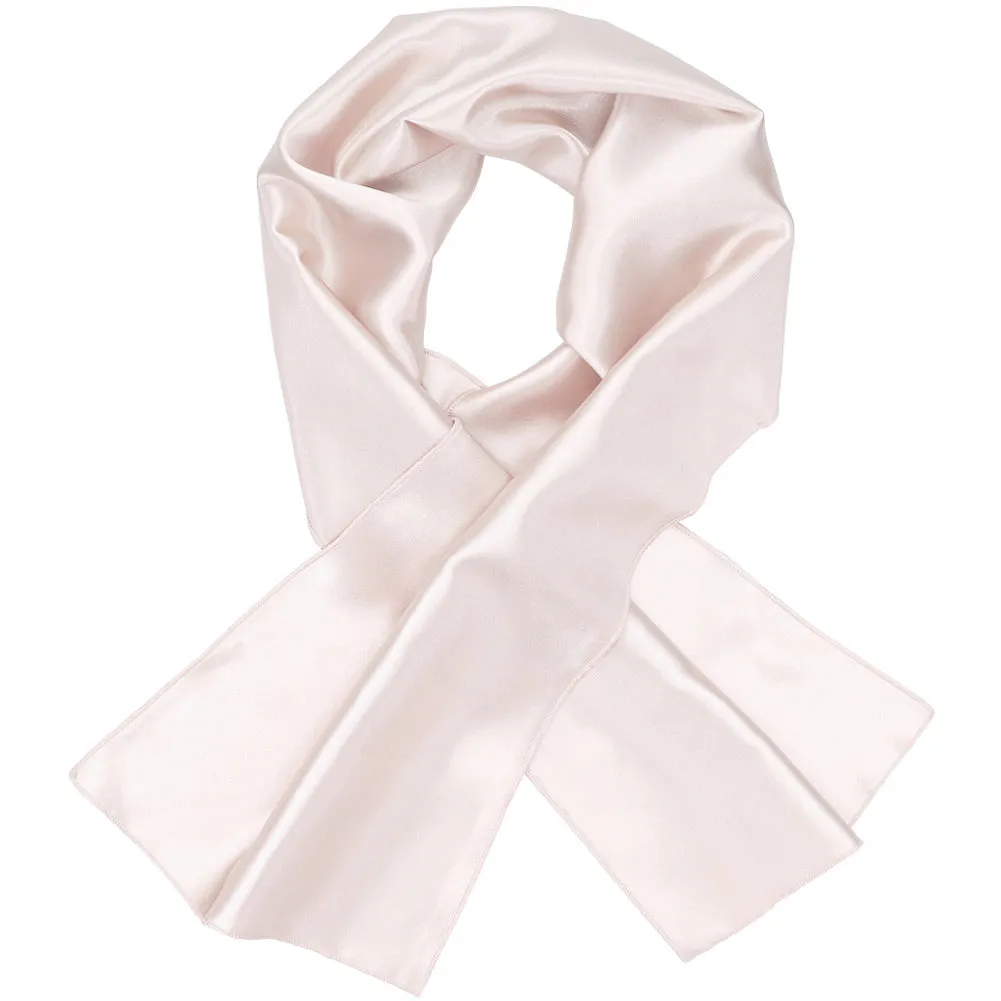 Tea Rose Pink Solid Color Scarf