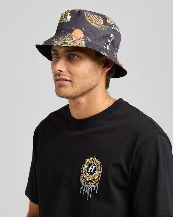 The Mad Hueys FROTHIN OUT | REVERSIBLE BUCKET HAT