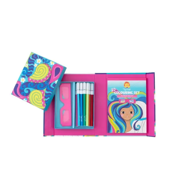 Tiger Tribe TT6-0262 3D Colouring Set - Rainbow Dreams