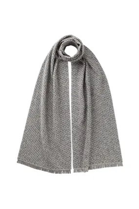 Tonal Texture Cashmere Silk Scarf