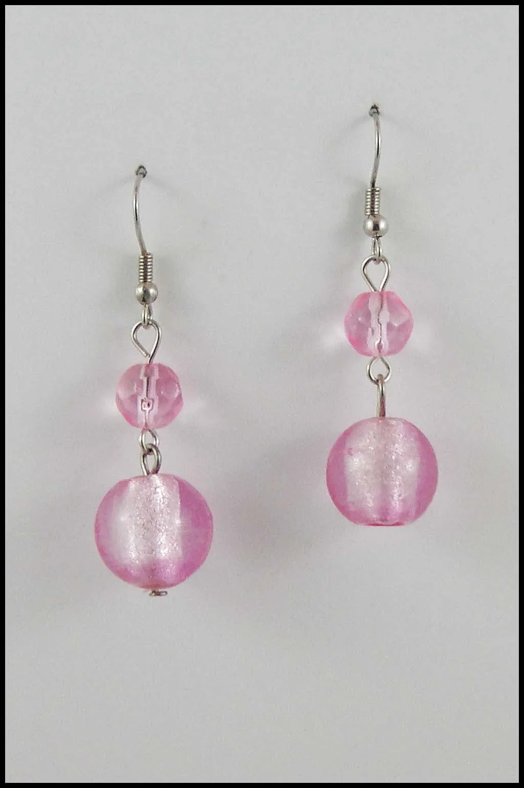 Translucent Beaded Earrings