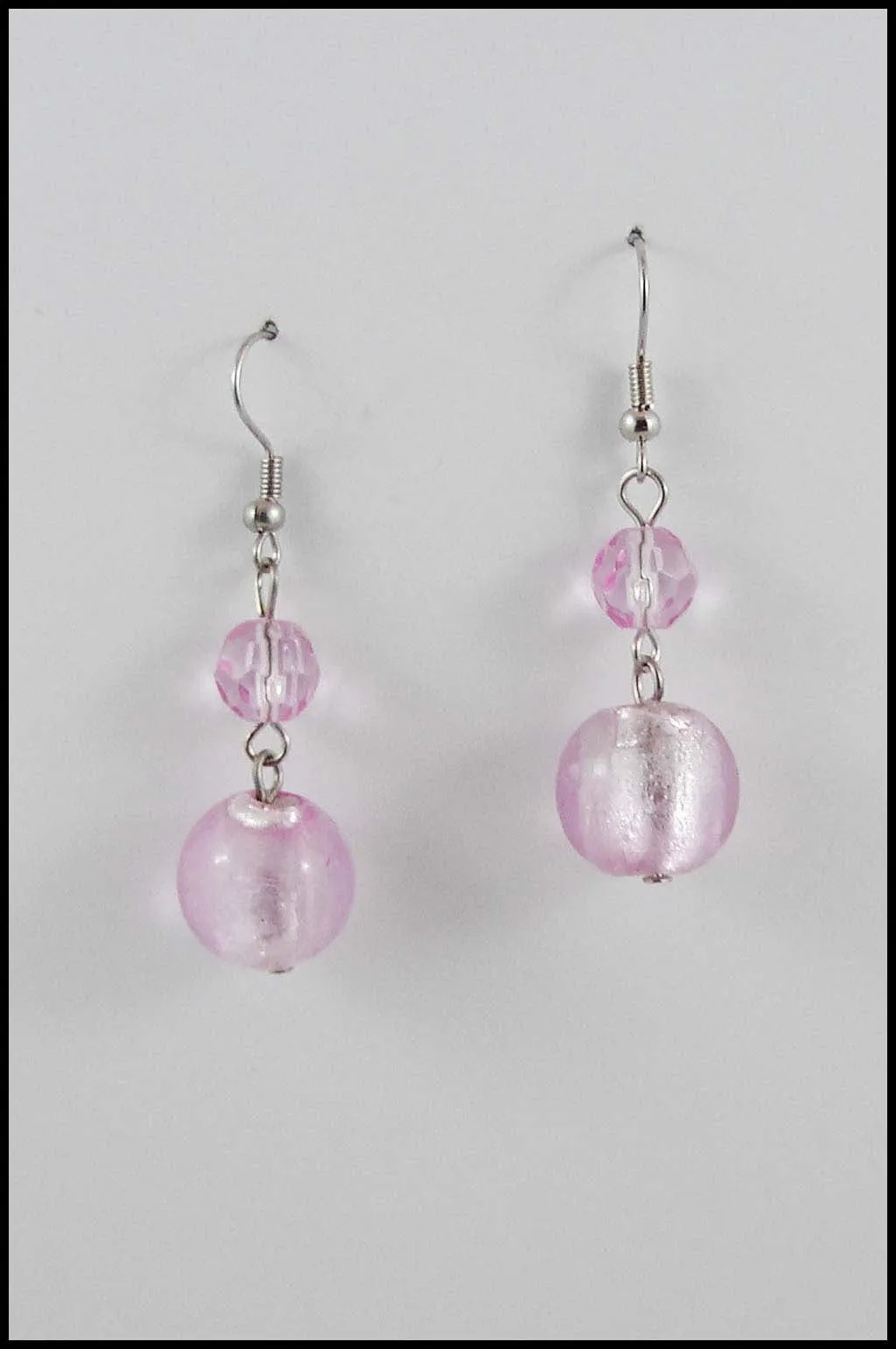 Translucent Beaded Earrings