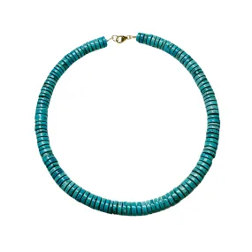 Turquoise Barrel Candy Necklace